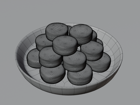 Bakpia 3D Model