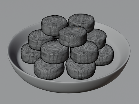 Bakpia 3D Model
