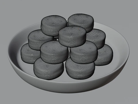 Bakpia 3D Model