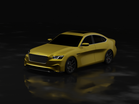 Sport Sedan 3D Model