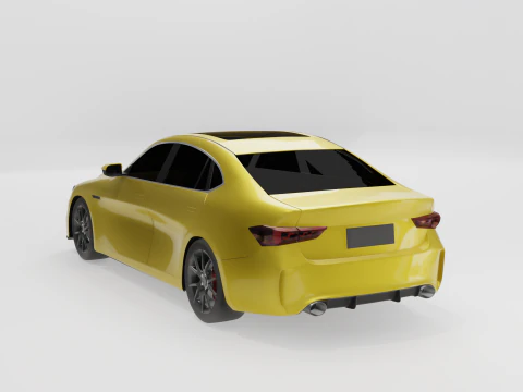 Sport Sedan 3D Model