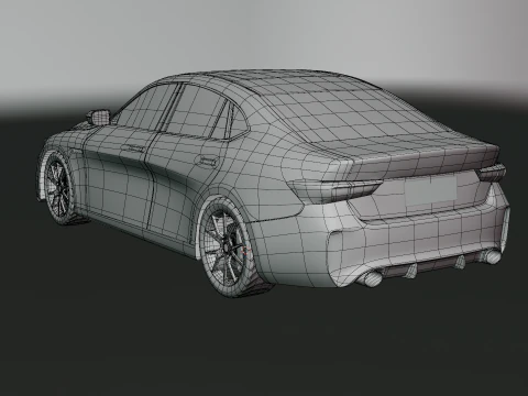 Sport Sedan 3D Model