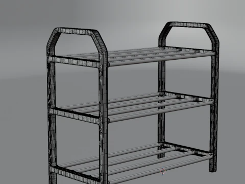 シューズラック 3Dモデル