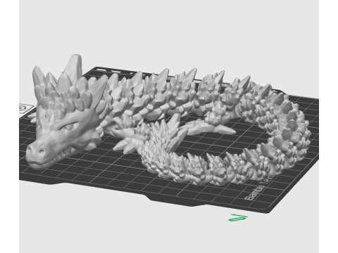 Stone Dragon 3D Baskı Modeli