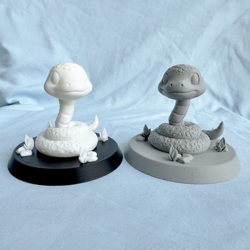 Cute Snake-Lunar new year of Snake Modèles 3D en vedette .c4d .max .obj .3ds .fbx .stl .blend 