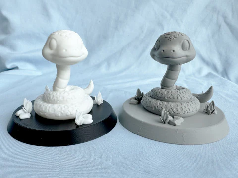 Simpatico capodanno serpente-lunare di Snake Modello di stampa 3D