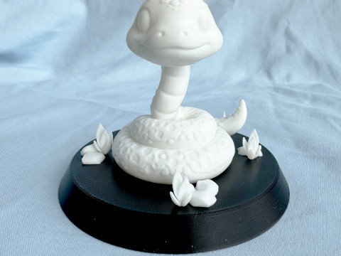 Cute Snake-Lunar new year of Snake Modèles 3D en vedette