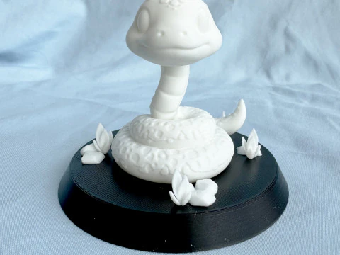 Cute Snake-Lunar new year of Snake 3D Print Model