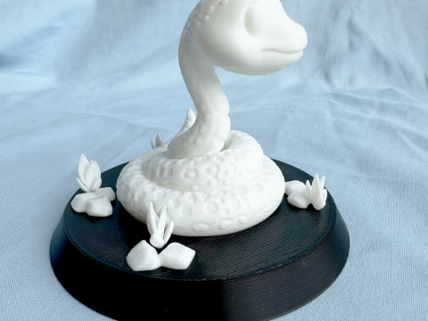 Cute Snake-Lunar new year of Snake Modèles 3D en vedette