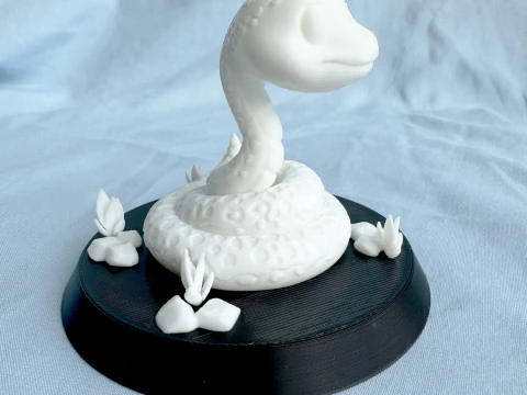 Cute Snake-Lunar new year of Snake 3D Print Model