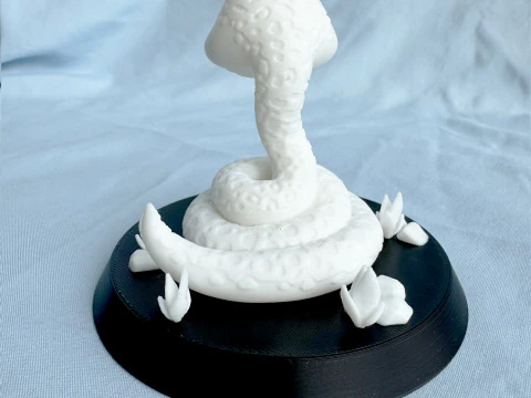 Cute Snake-Lunar new year of Snake 3D Print Model