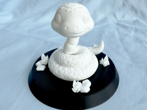 Cute Snake-Lunar new year of Snake 3D Print Model