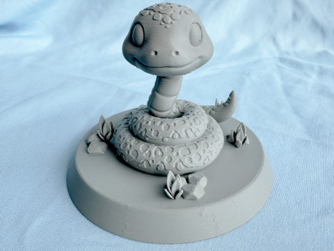 Cute Snake-Lunar new year of Snake Modèles 3D en vedette
