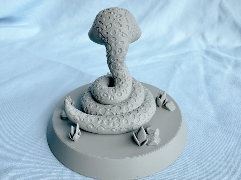 Cute Snake-Lunar new year of Snake Modèles 3D en vedette