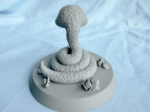 Cute Snake-Lunar new year of Snake 3D Print Model