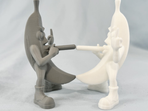 Funny Mr Banana Modelo de Impressão 3D