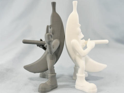 Funny Mr Banana Modelo de Impressão 3D