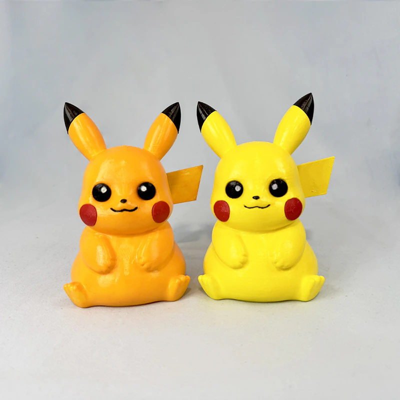 A little fat Pikachu 3D Print Model .c4d .max .obj .3ds .fbx .stl .blend 