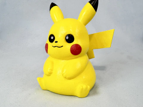 A little fat Pikachu 3D Print Model