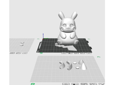 A little fat Pikachu Modello di stampa 3D