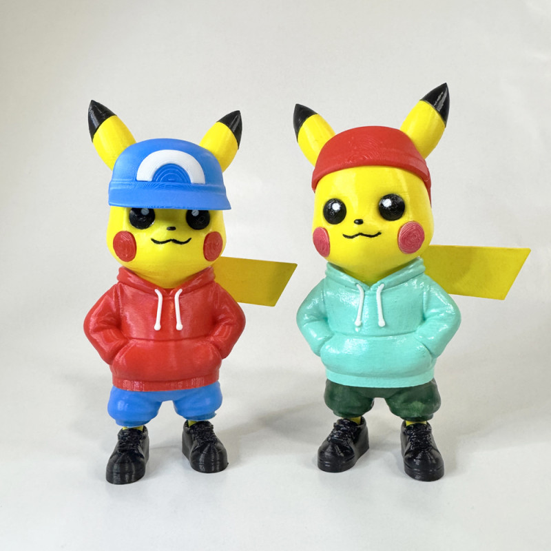 Urban Pikachu Multi-coloredMultipart - 3MF 3D Baskı Modeli .c4d .max .obj .3ds .fbx .stl .blend