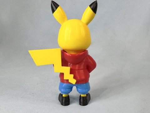 Urban Pikachu Multi-coloredMultipart - 3MF 3D Baskı Modeli