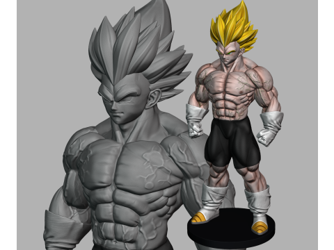 Super Vegeta 3D Print Model