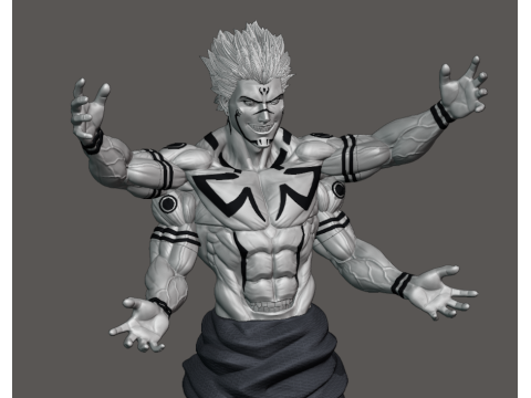 Ryomen Sukuna Full power - Jujutsu Kaisen 3D Print Model