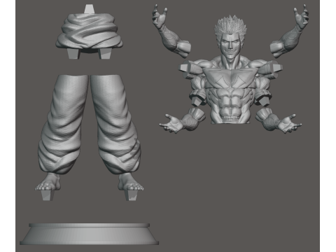 Ryomen Sukuna Full power - Jujutsu Kaisen 3D Print Model