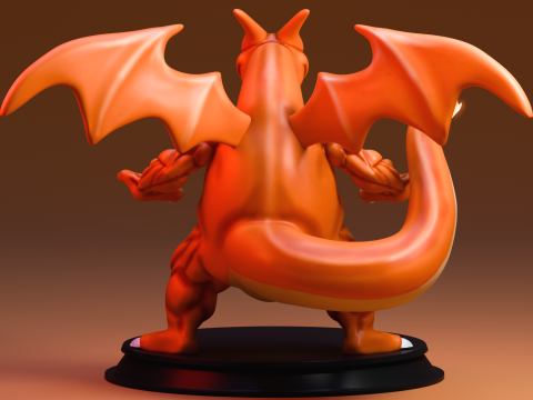 Pokemon Charizard - 3D print model 3D 프린트 모델