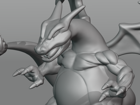 Pokemon Charizard - 3D print model 3D 프린트 모델