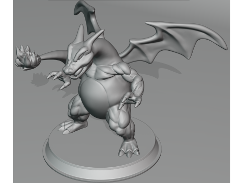 Pokemon Charizard - 3D print model 3D 프린트 모델