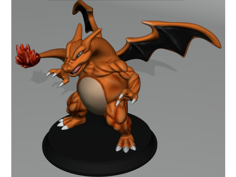 Pokemon Charizard - 3D print model 3D 프린트 모델