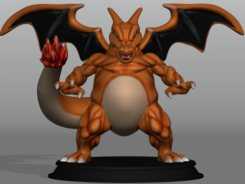 Pokemon Charizard - 3D print model 3D 프린트 모델