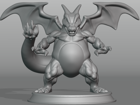Pokemon Charizard - 3D print model 3D 프린트 모델