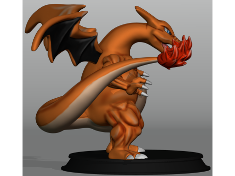 Pokemon Charizard - 3D print model 3D 프린트 모델