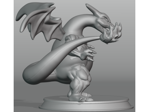 Pokemon Charizard - 3D print model 3D 프린트 모델