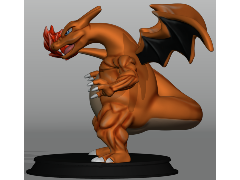 Pokemon Charizard - 3D print model 3D 프린트 모델
