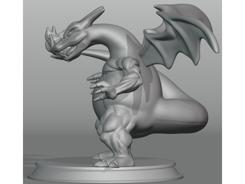 Pokemon Charizard - 3D print model 3D 프린트 모델