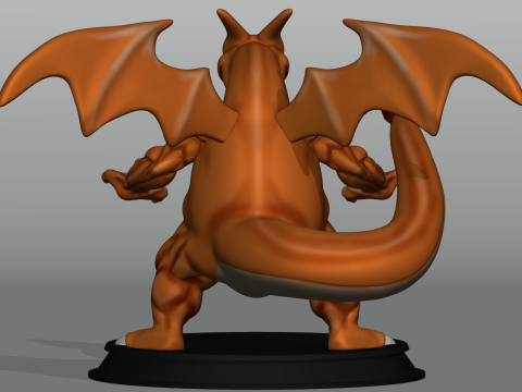 Pokemon Charizard - 3D print model 3D 프린트 모델