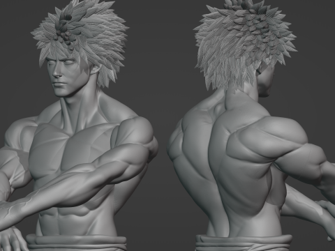 Samurai Warrior 3D Print Model