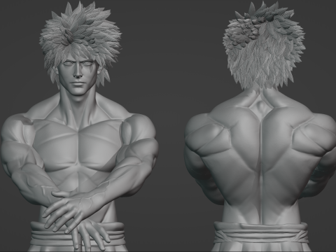 Samurai Warrior 3D Print Model