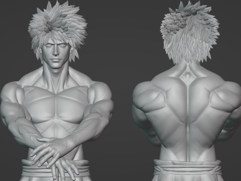 Samurai Warrior 3D Print Model