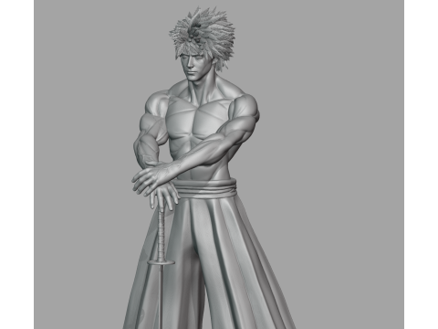 Samurai Warrior 3D Print Model