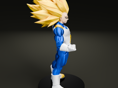 Vegeta SSJ3 adult - Dragon ball Daima Model do druku 3D