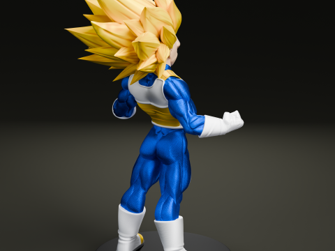 Vegeta SSJ3 adult - Dragon ball Daima Model do druku 3D