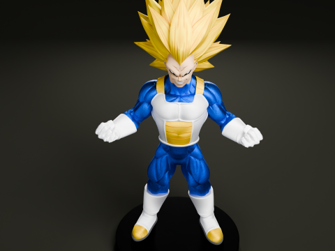 Vegeta SSJ3 adult - Dragon ball Daima Model do druku 3D