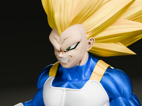 Vegeta SSJ3 adult - Dragon ball Daima Model do druku 3D