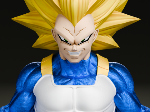 Vegeta SSJ3 adult - Dragon ball Daima Model do druku 3D
