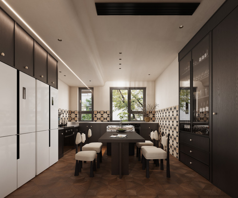 Modern Kitchen2 Modèle 3D .c4d .max .obj .3ds .fbx .stl .blend